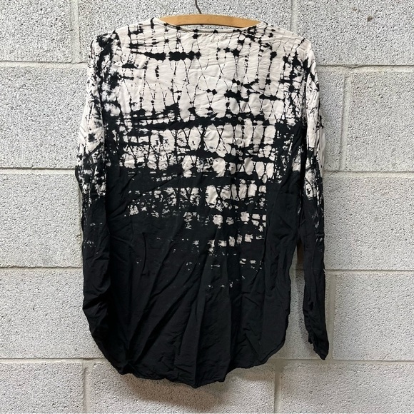 Michael Stars Zip Neck Blouse - Picture 8 of 9